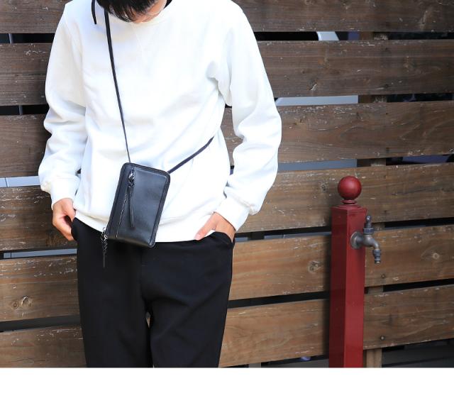 PID ピーアイディー selvaシリーズ セルヴァ PAP5002 ネックウォレット お財布ショルダ メンズ レディース 本革