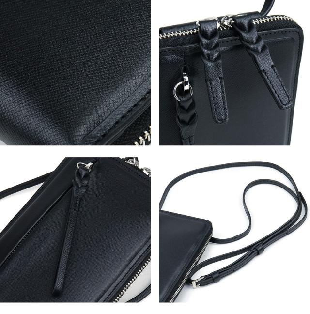 PID ピーアイディー selvaシリーズ セルヴァ PAP5002 ネックウォレット お財布ショルダ メンズ レディース 本革