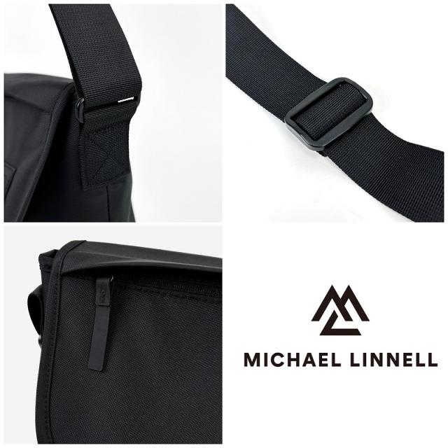 【商品レビューで+5%】マイケルリンネル ショルダーバッグ メンズ レディース MICHAEL LINNELL 斜め掛け 被せショルダーバッグ フラップショルダーバッグ メッセンジャーバッグ 8.5L 学生 大学生 高校生 通勤 通学 旅行 アウトドア フェス 軽量 撥水 カジュアル MLYL-09