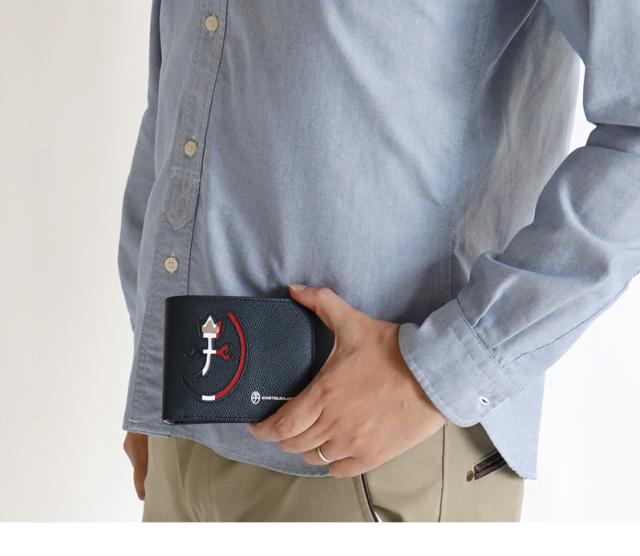 CASTELBAJAC (カステルバジャック) CARNET(カルネ)シリーズ 二つ折り財布 小銭入れあり 032613 