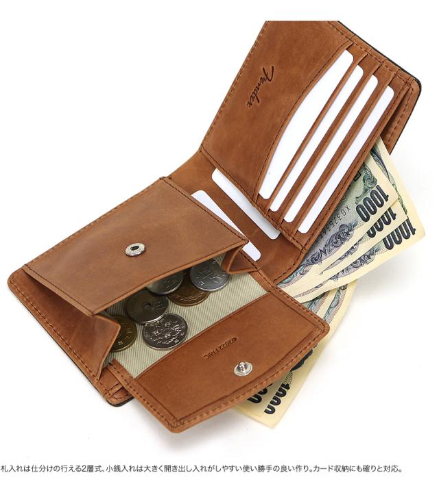 Fender (フェンダー) シリーズ 二つ折り財布 小銭入れあり 950-502 