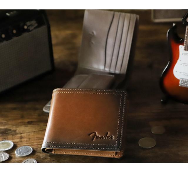 Fender (フェンダー) シリーズ 二つ折り財布 小銭入れあり 950-502 
