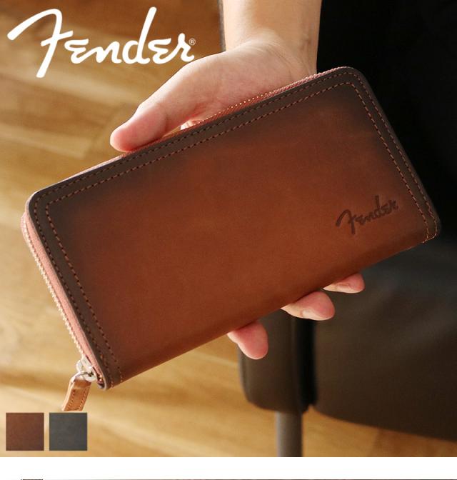Fender (フェンダー) シリーズ ラウンドファスナー長財布 小銭入れあり 950-504 