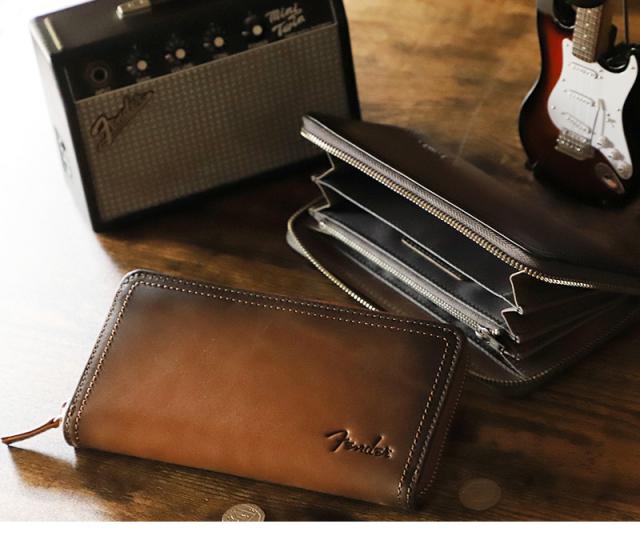 Fender (フェンダー) シリーズ ラウンドファスナー長財布 小銭入れあり 950-504 