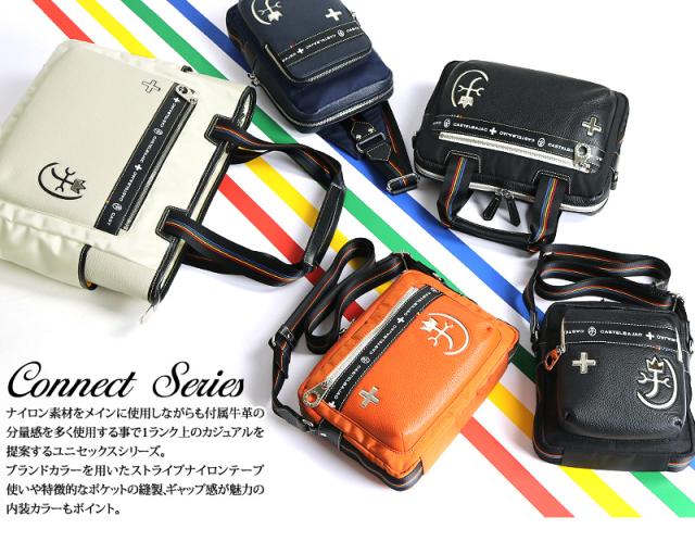 CASTELBAJAC (カステルバジャック) Connect(コネクト)シリーズ ショルダーバッグ 083112