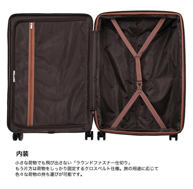 LEGEND WALKER(レジェンドウォーカー) DECK ZIPPER PLUS(デック ジッパー プラス) スーツケース 38/46L 5514-49