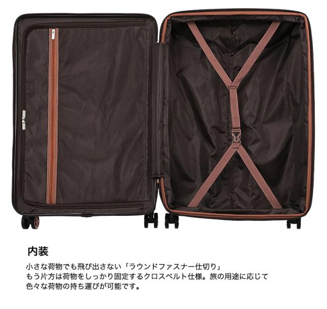 LEGEND WALKER（レジェンドウォーカー） DECK ZIPPER PLUS（デック ジッパー プラス） スーツケース 100/110L 5514-69