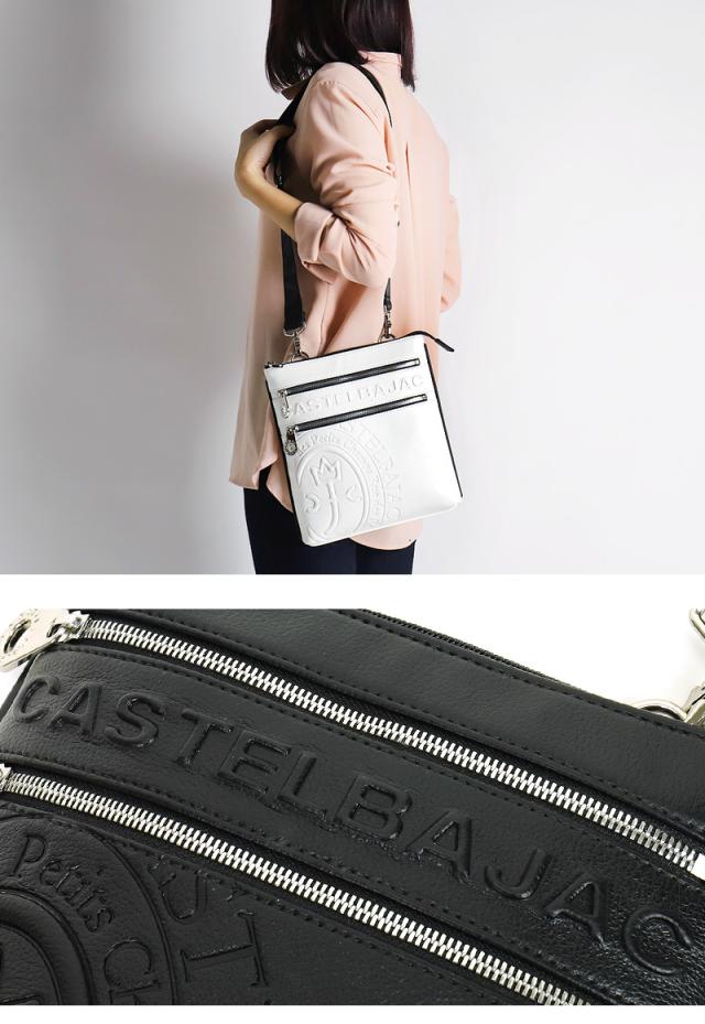 CASTELBAJAC (カステルバジャック) Danang(ダナン)シリーズ 薄マチショルダーバッグ 045112 