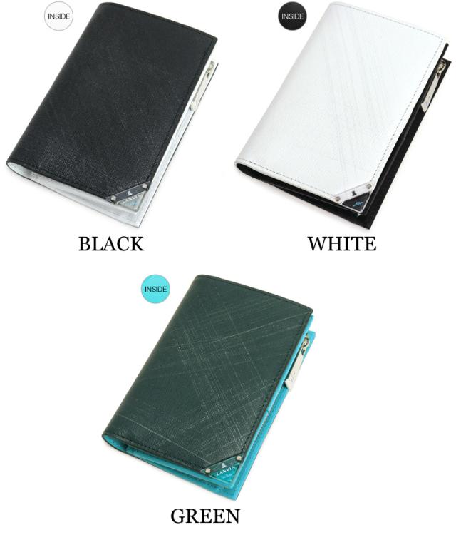 LANVIN en Bleu (ランバンオンブルー) アクアシリーズ ミドルウォレット 小銭入れあり 513623