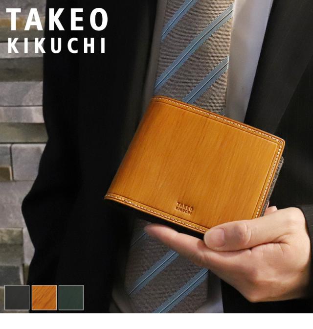 TAKEO KIKUCHI (タケオキクチ) シーズンシリーズ 二つ折り財布 726614 