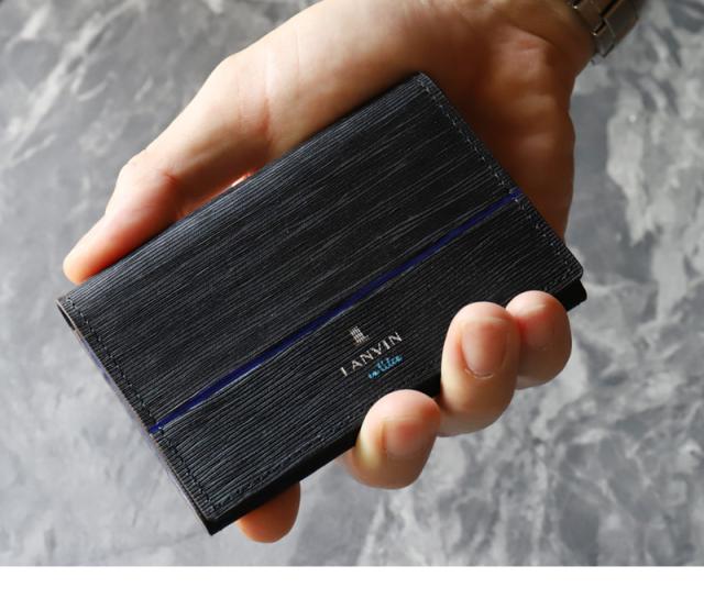 LANVIN en Bleu (ランバンオンブルー) ロージュシリーズ カードケース 516603