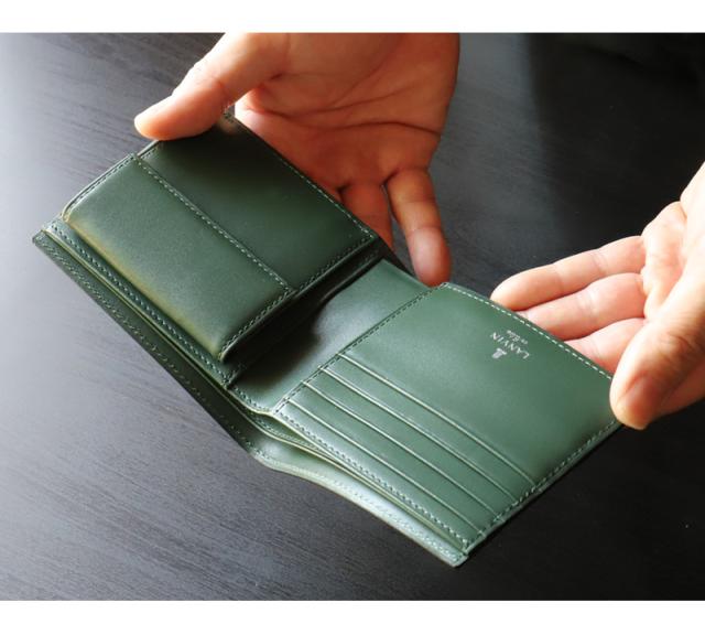 LANVIN en Bleu (ランバンオンブルー) ロージュシリーズ 二つ折り財布 小銭入れあり 516604 