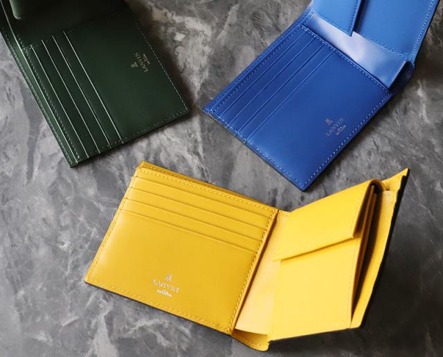 LANVIN en Bleu (ランバンオンブルー) ロージュシリーズ 二つ折り財布 小銭入れあり 516604 