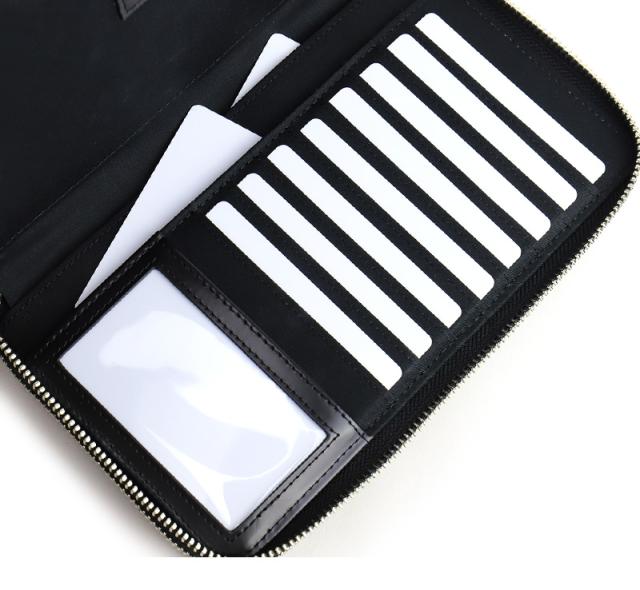 LANVIN en Bleu (ランバンオンブルー) Fizz(フィズ)  クラッチバッグ ダブルファスナー 521221 