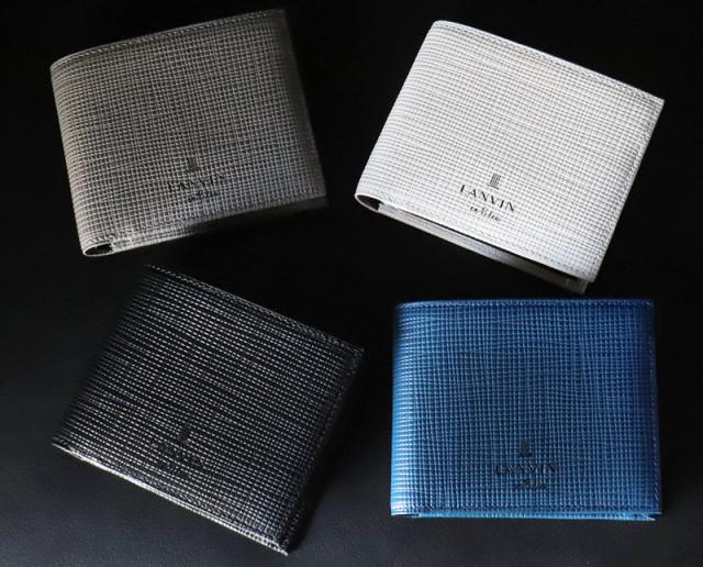 LANVIN en Bleu (ランバンオンブルー) ゼブダシリーズ 二つ折り財布 小銭入れあり 529614