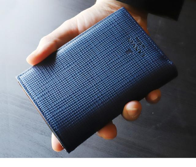 LANVIN en Bleu (ランバンオンブルー) ゼブダシリーズ 二つ折り財布 小銭入れあり 529615