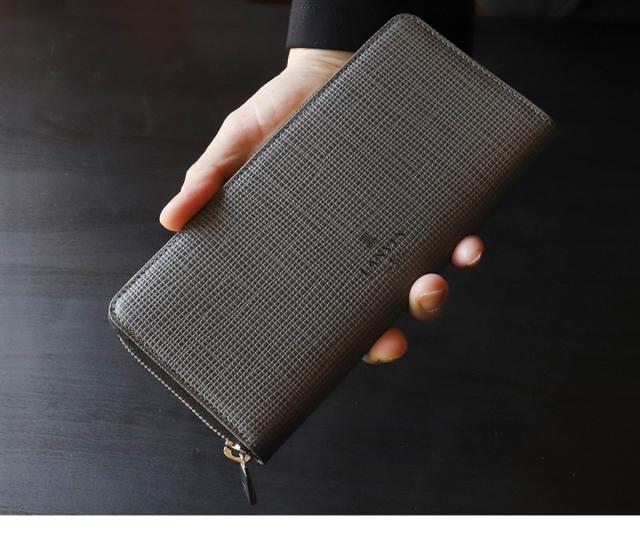 LANVIN en Bleu (ランバンオンブルー) ゼブダシリーズ ラウンドファスナー長財布 小銭入れあり 529617 