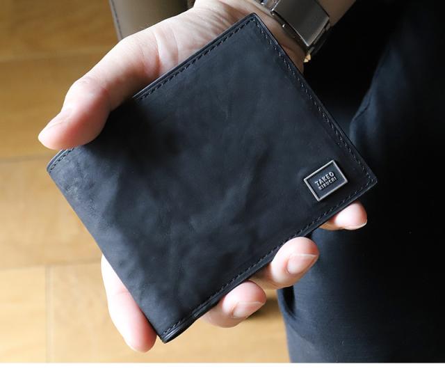 TAKEO KIKUCHI (タケオキクチ) タロンシリーズ 二つ折り財布 741607 