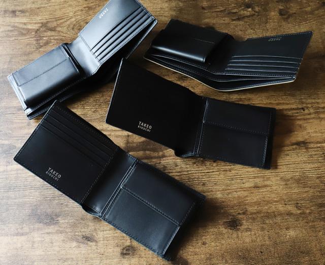 TAKEO KIKUCHI (タケオキクチ) タロンシリーズ 二つ折り財布 741607 