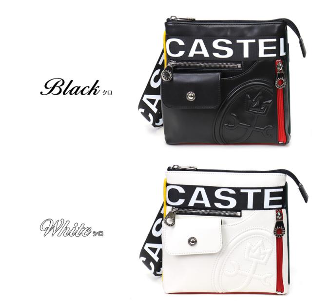 CASTELBAJAC (カステルバジャック) DULTON(ダルトン)シリーズ 薄マチショルダーバッグ 026131 
