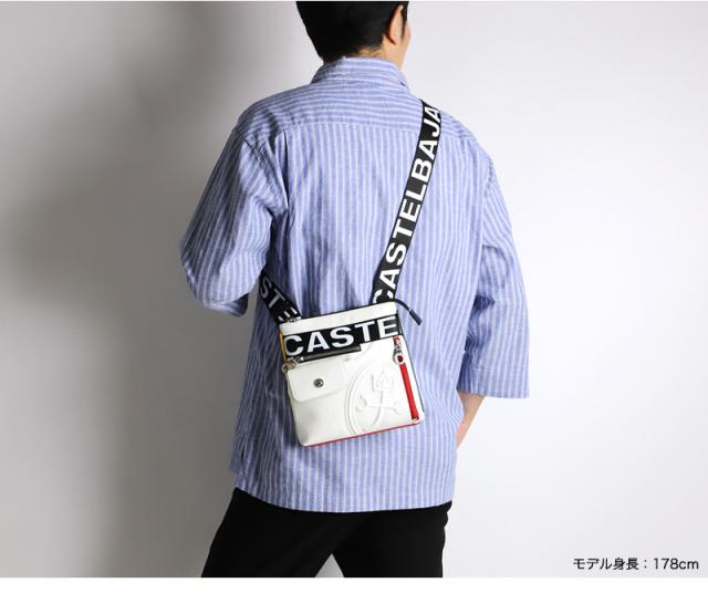 CASTELBAJAC (カステルバジャック) DULTON(ダルトン)シリーズ 薄マチショルダーバッグ 026131 