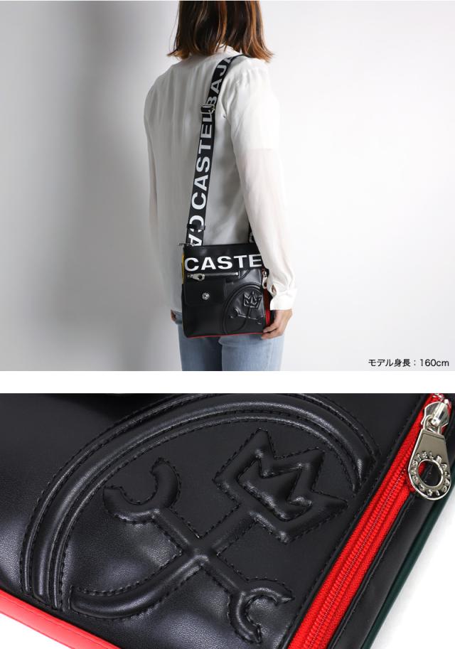 CASTELBAJAC (カステルバジャック) DULTON(ダルトン)シリーズ 薄マチショルダーバッグ 026131 