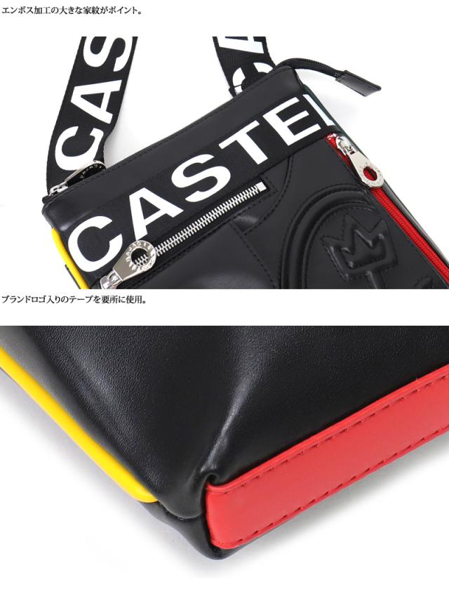 CASTELBAJAC (カステルバジャック) DULTON(ダルトン)シリーズ 薄マチショルダーバッグ 026131 