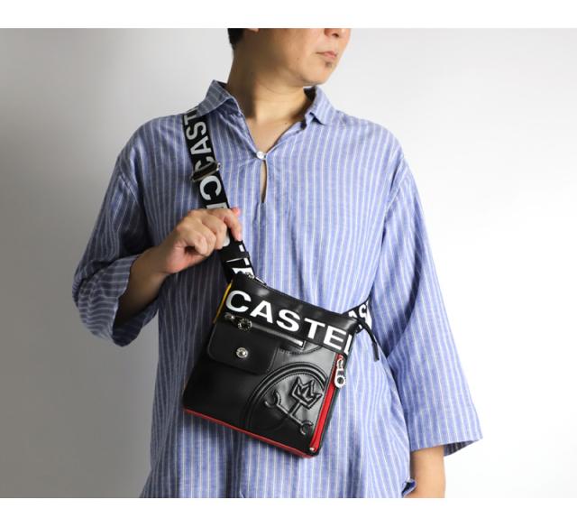 CASTELBAJAC (カステルバジャック) DULTON(ダルトン)シリーズ 薄マチショルダーバッグ 026131 