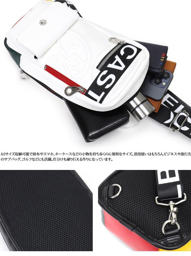 CASTELBAJAC (カステルバジャック) DULTON(ダルトン)シリーズ ボディバッグ 026932