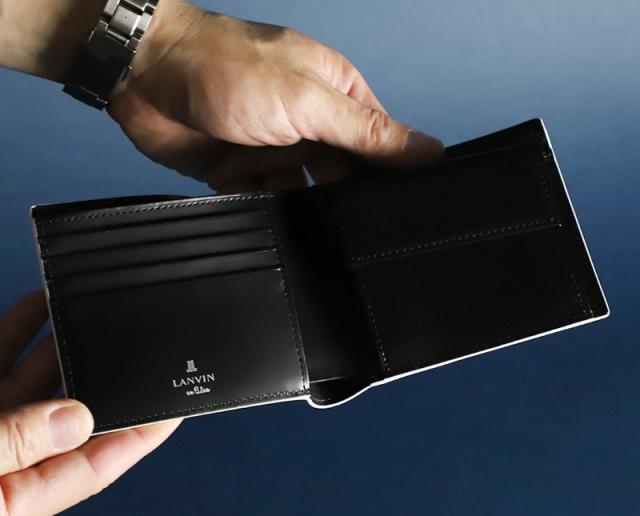 LANVIN en Bleu (ランバンオンブルー) フィズシリーズ 二つ折り財布 小銭入れあり 521624