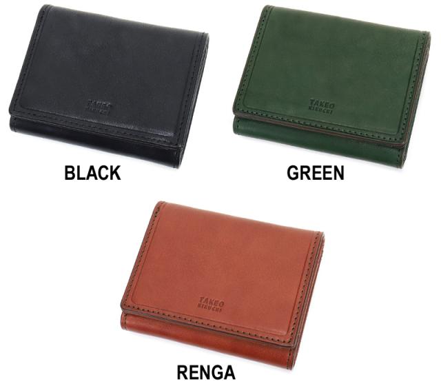 TAKEO KIKUCHI (タケオキクチ) コルティシリーズ 三つ折り財布 742624 