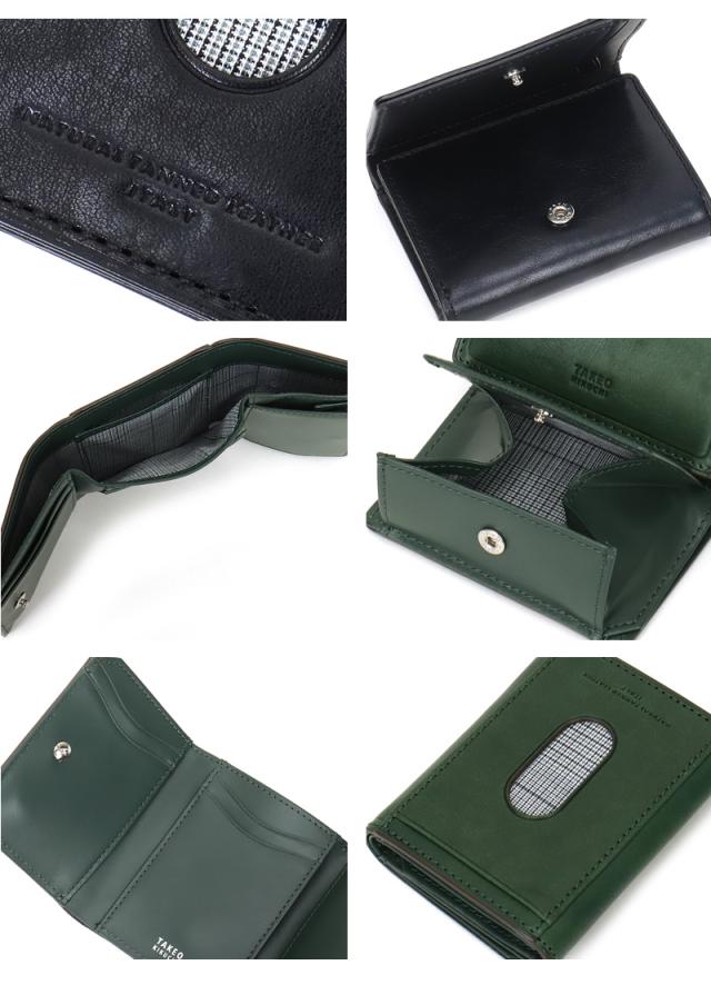 TAKEO KIKUCHI (タケオキクチ) コルティシリーズ 三つ折り財布 742624 