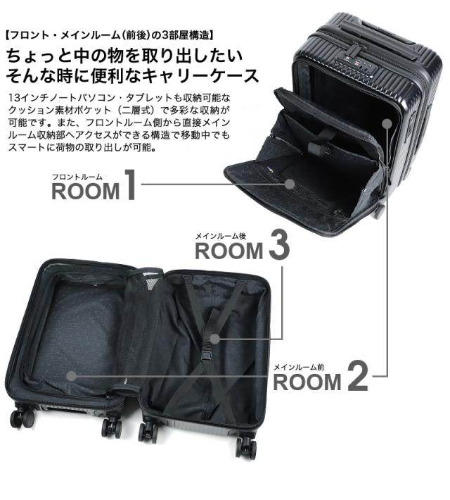 innovator(イノベーター) スーツケース フロントオープン 38L INV5EVA