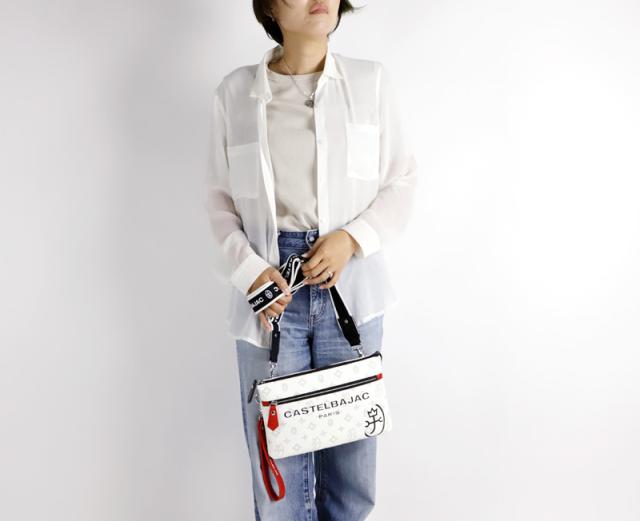 CASTELBAJAC (カステルバジャック) SACHA(サシャ)シリーズ 2WAYサコッシュ 048121 