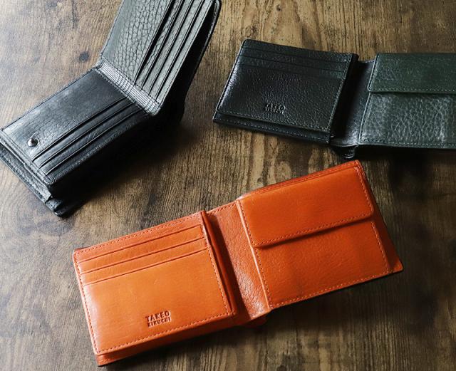 TAKEO KIKUCHI (タケオキクチ) コインシリーズ 二つ折り財布 730615 