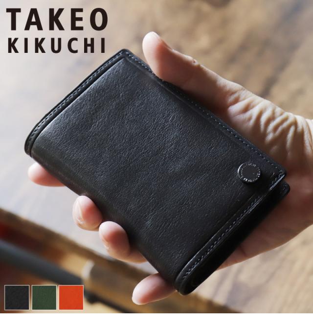 TAKEO KIKUCHI (タケオキクチ) コインシリーズ 二つ折り財布 730616 