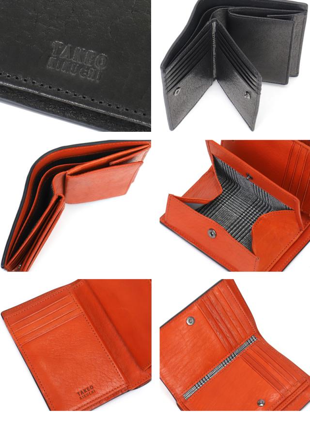 TAKEO KIKUCHI (タケオキクチ) コインシリーズ 二つ折り財布 730616 