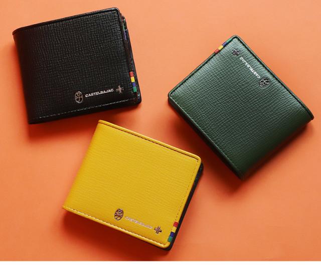 CASTELBAJAC (カステルバジャック) Press(プレス)シリーズ 二つ折り財布 057615 