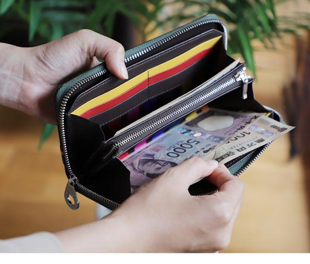 CASTELBAJAC (カステルバジャック) Press(プレス)シリーズ ラウンドファスナー長財布 057616