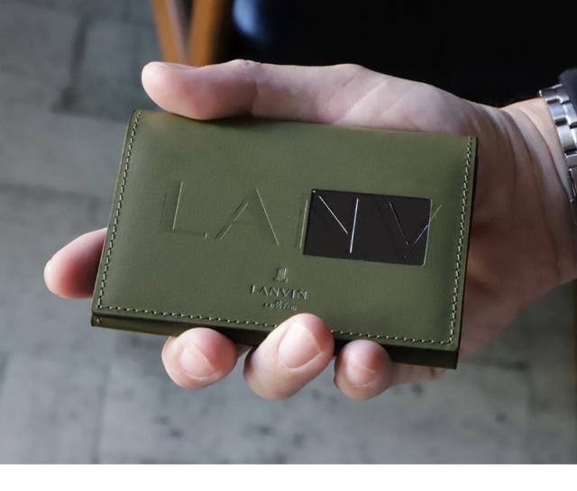 LANVIN en Bleu (ランバンオンブルー) ディアブロシリーズ カードケース 519601