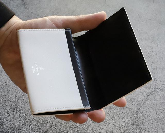 LANVIN en Bleu (ランバンオンブルー) ディアブロシリーズ カードケース 519601