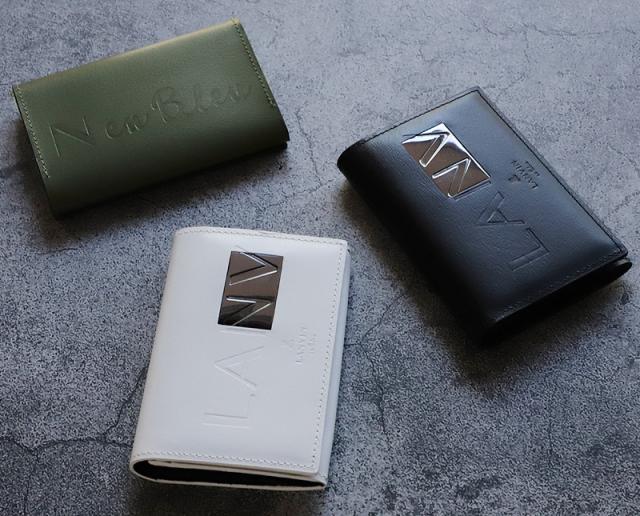 LANVIN en Bleu (ランバンオンブルー) ディアブロシリーズ カードケース 519601