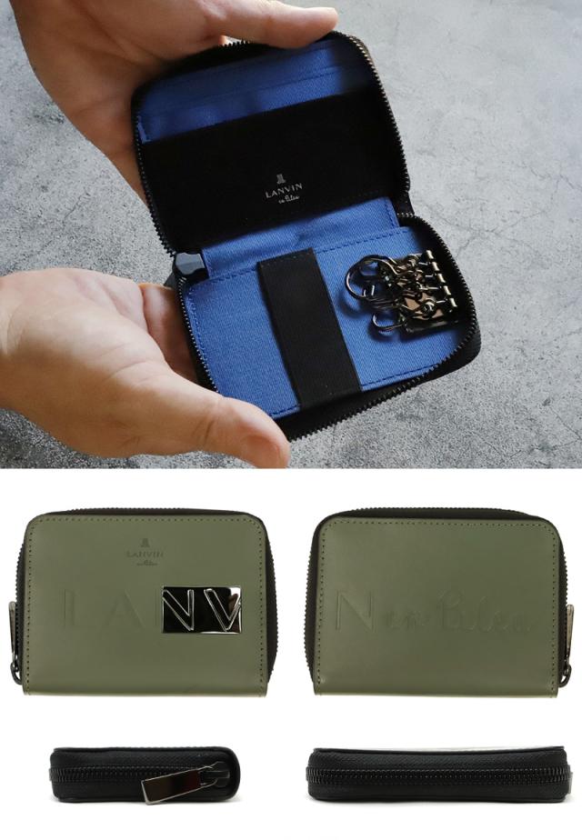 LANVIN en Bleu (ランバンオンブルー) ディアブロシリーズ キーケース 519602