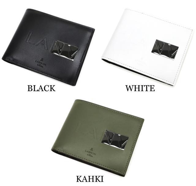 LANVIN en Bleu (ランバンオンブルー) ディアブロシリーズ 二つ折り財布 小銭入れあり 519603