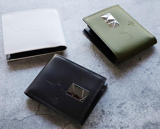 LANVIN en Bleu (ランバンオンブルー) ディアブロシリーズ 二つ折り財布 小銭入れあり 519603