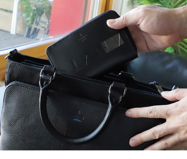 LANVIN en Bleu (ランバンオンブルー) ディアブロシリーズ 二つ折り財布 小銭入れあり 519604 