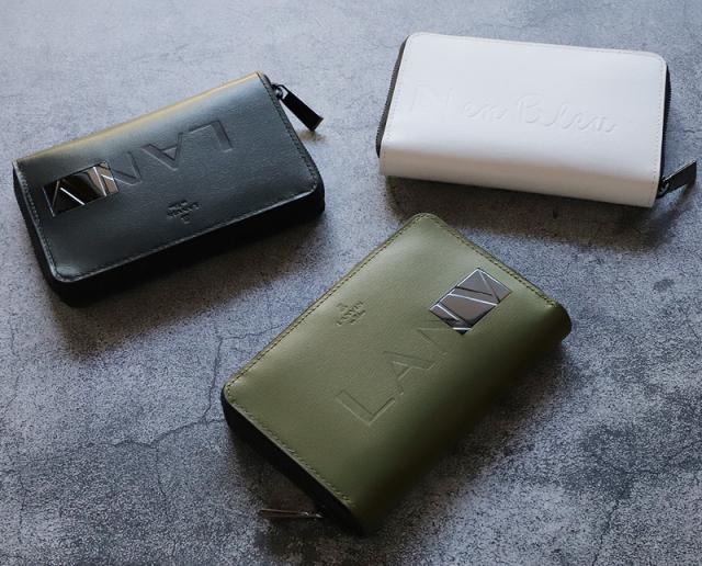 LANVIN en Bleu (ランバンオンブルー) ディアブロシリーズ 二つ折り財布 小銭入れあり 519604 