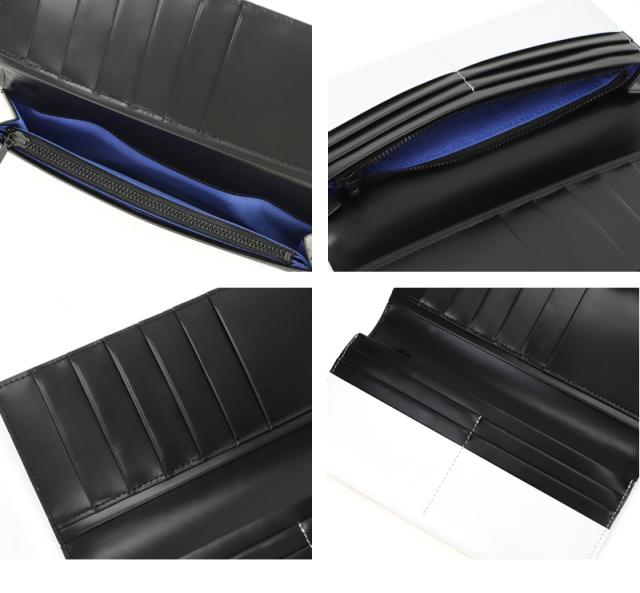 LANVIN en Bleu (ランバンオンブルー) ディアブロシリーズ 長財布 小銭入れあり 519605