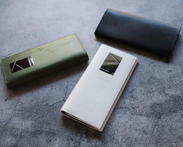 LANVIN en Bleu (ランバンオンブルー) ディアブロシリーズ 長財布 小銭入れあり 519605