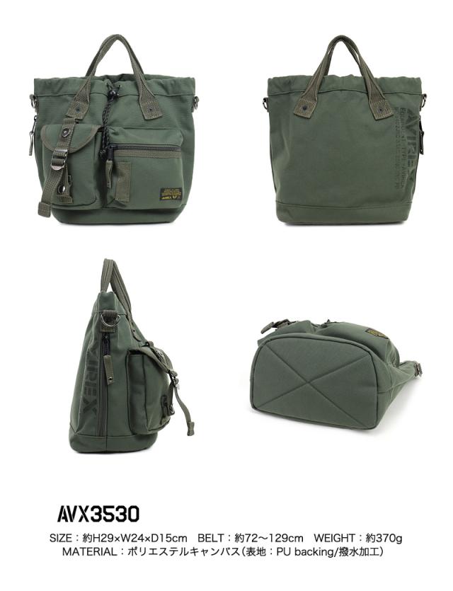 2WAY ミニトートバッグ AVIREXEAGLE EAGLE イーグル メンズ レディース 男女兼用 AVX3530